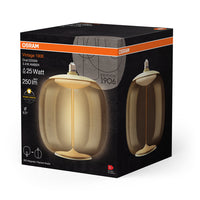 Osram Vintage 1906® LED BIG DECORATIVE BULB WITH FILAMENT-MAGNETIC STYLE 3.4W 827 Amber E27