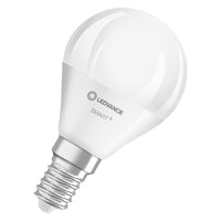 LEDVANCE Matter SMART+ LED Lampe CLASSIC P, RGB, Frost-Optik, 4,9W, 470lm, E14