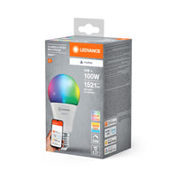 LEDVANCE Matter SMART+ LED Lampe CLASSIC A, RGB, Frost-Optik, 14W, 1521lm, E27