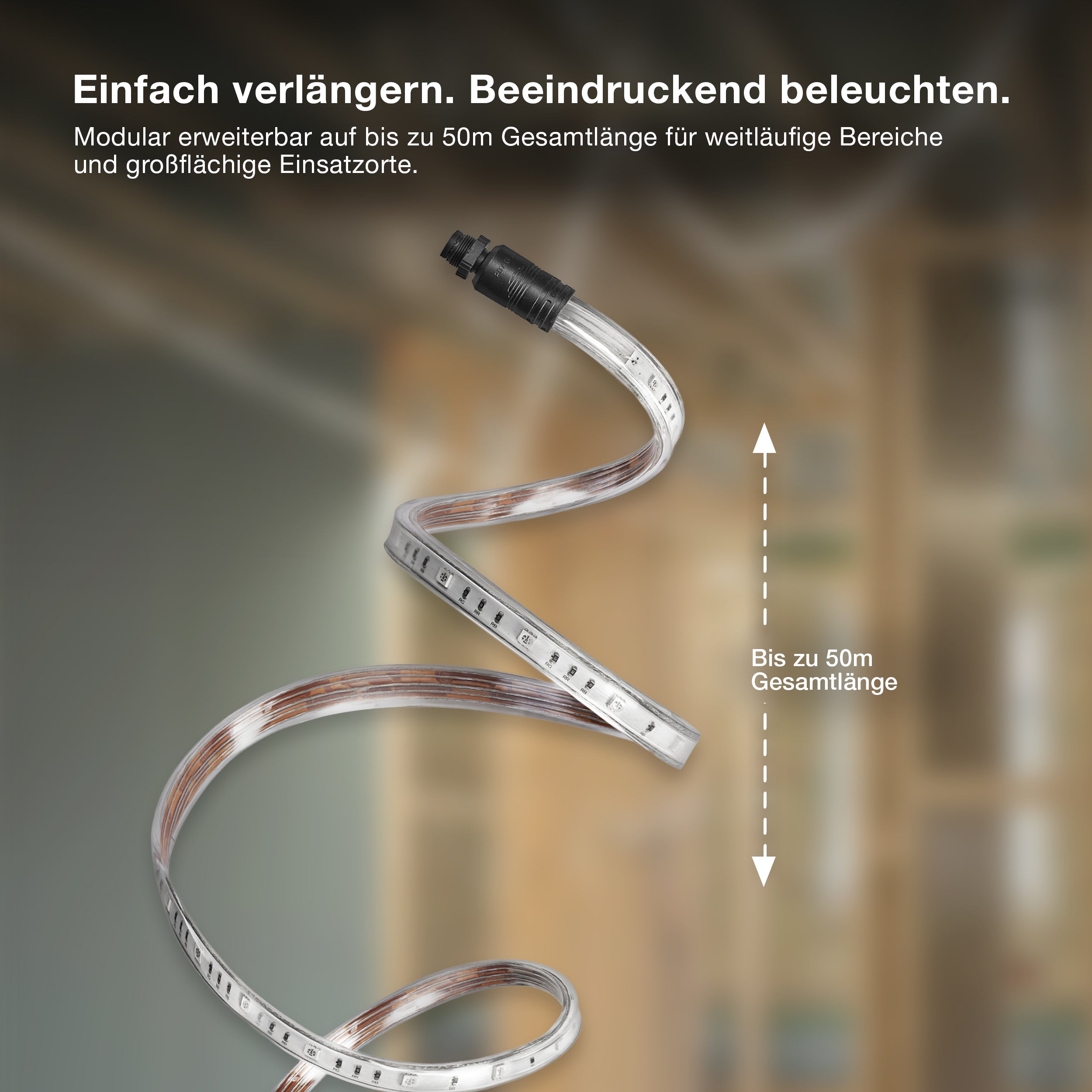 OSRAM OUTDOOR FLEX LED Streifen RGB 20M IP65 Fernbedienung