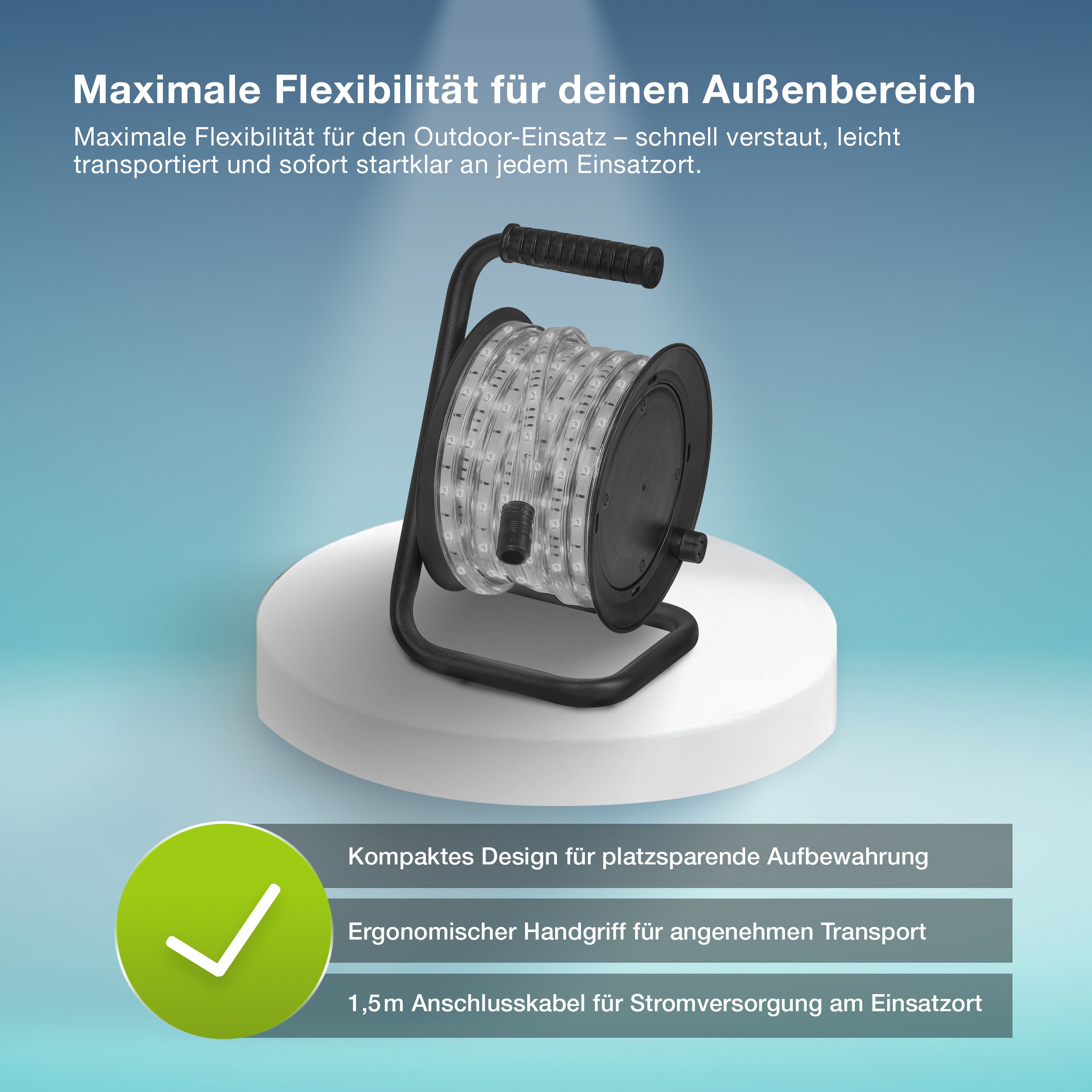 OSRAM OUTDOOR FLEX LED Streifen RGB 10M RGB Fernbedienung