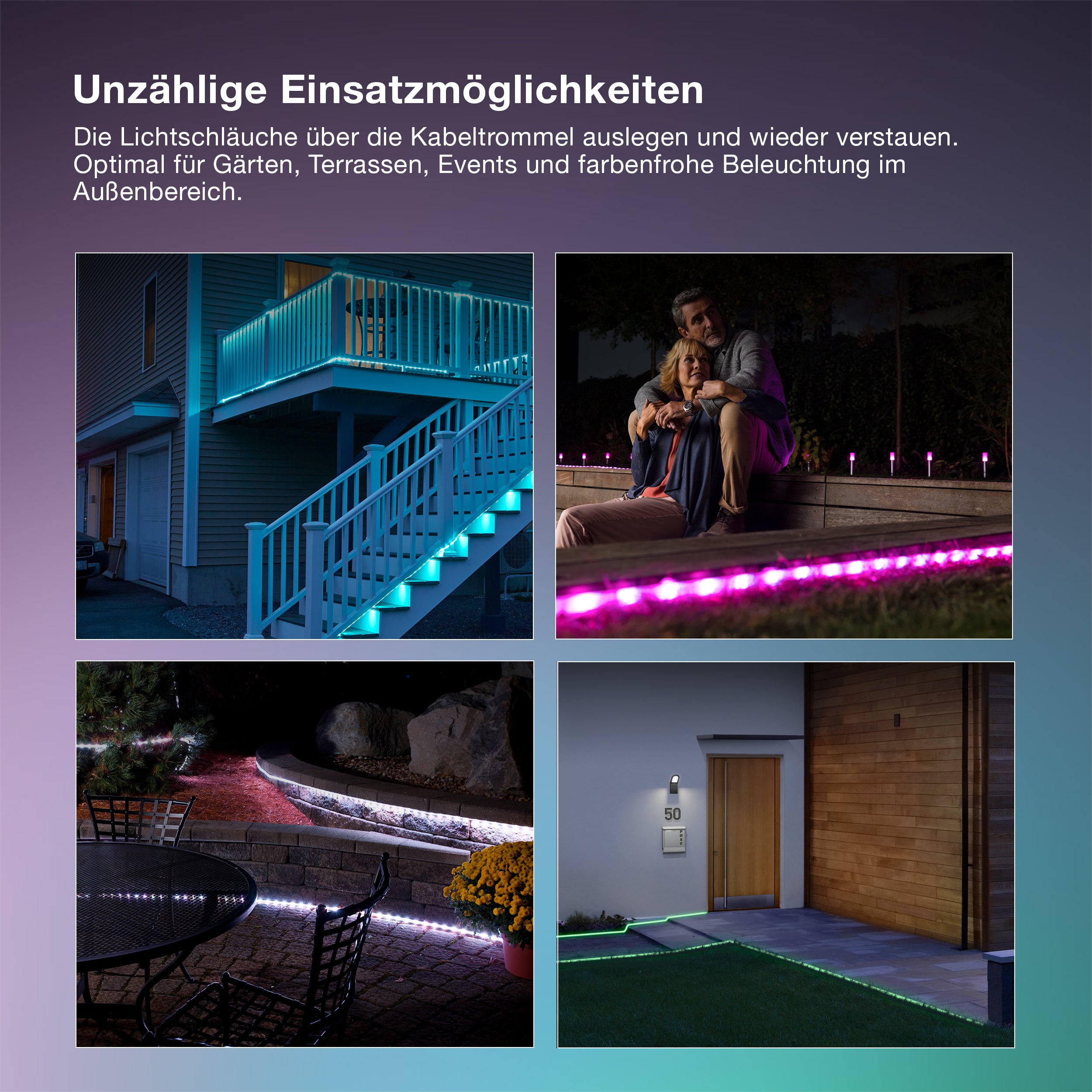 OSRAM OUTDOOR FLEX LED Streifen RGB 10M RGB Fernbedienung