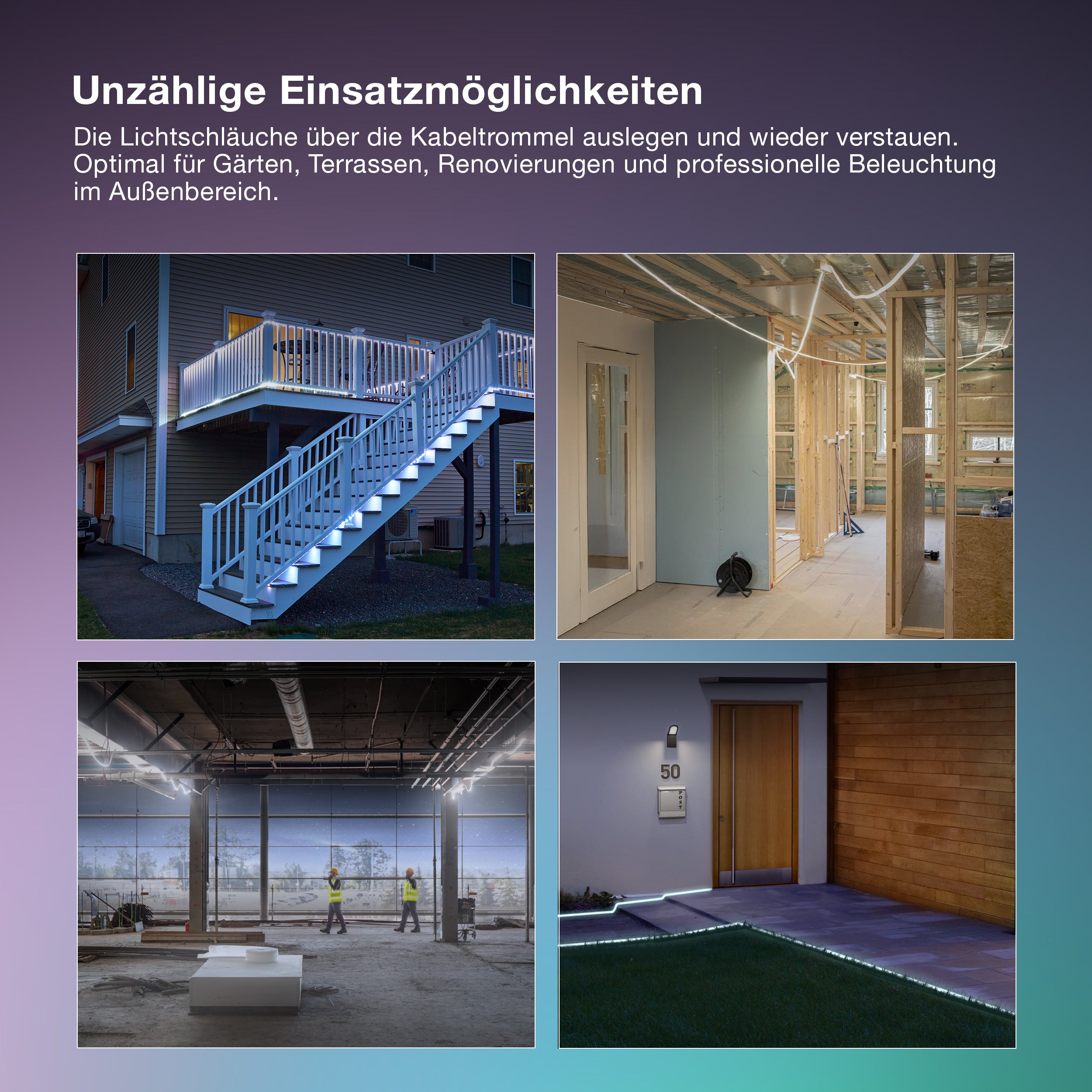 OSRAM OUTDOOR FLEX LED Streifen IP65 Kaltweiß 4000K 20M IP65