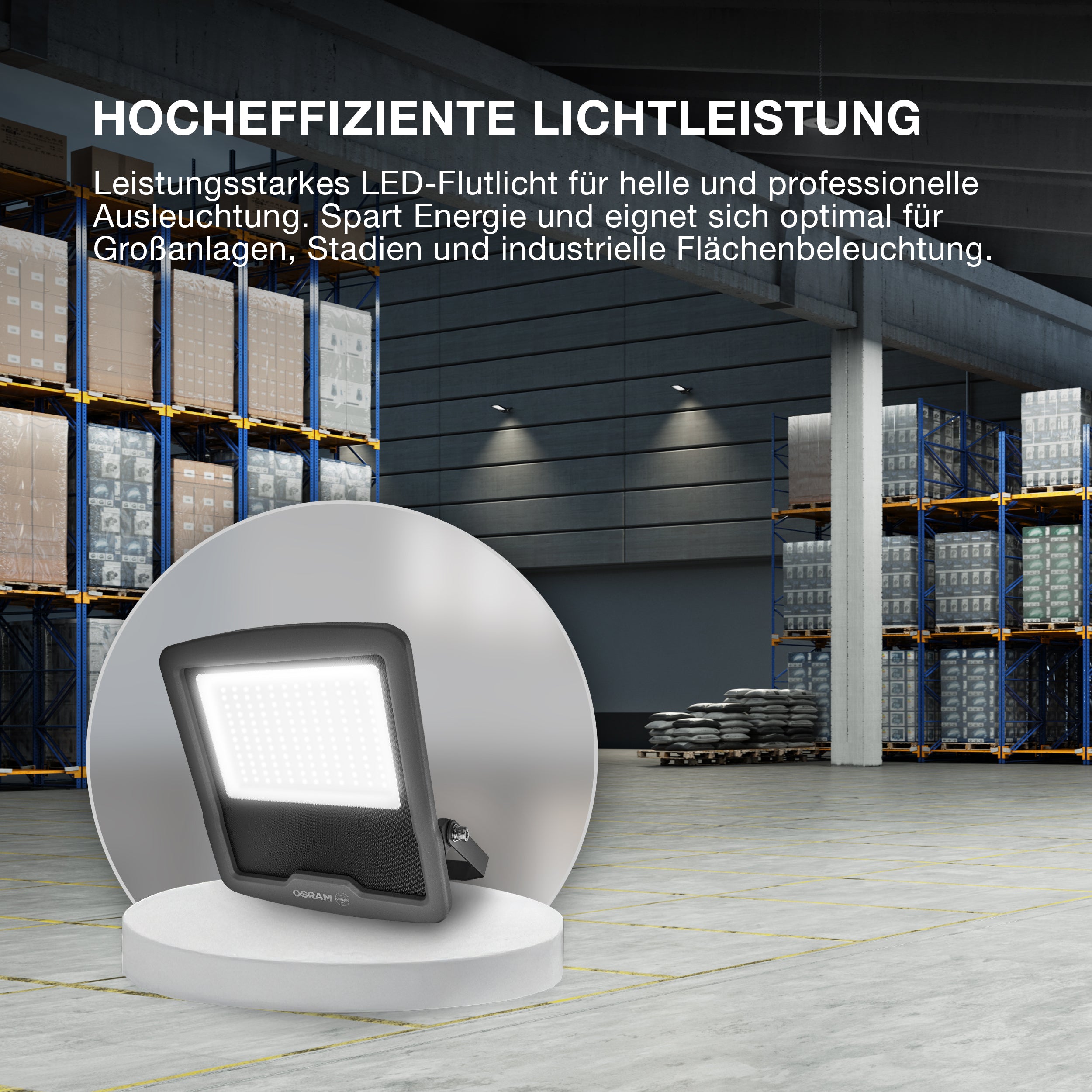 OSRAM ENDURA® LED Strahler 150W / 4000K Kaltweiß