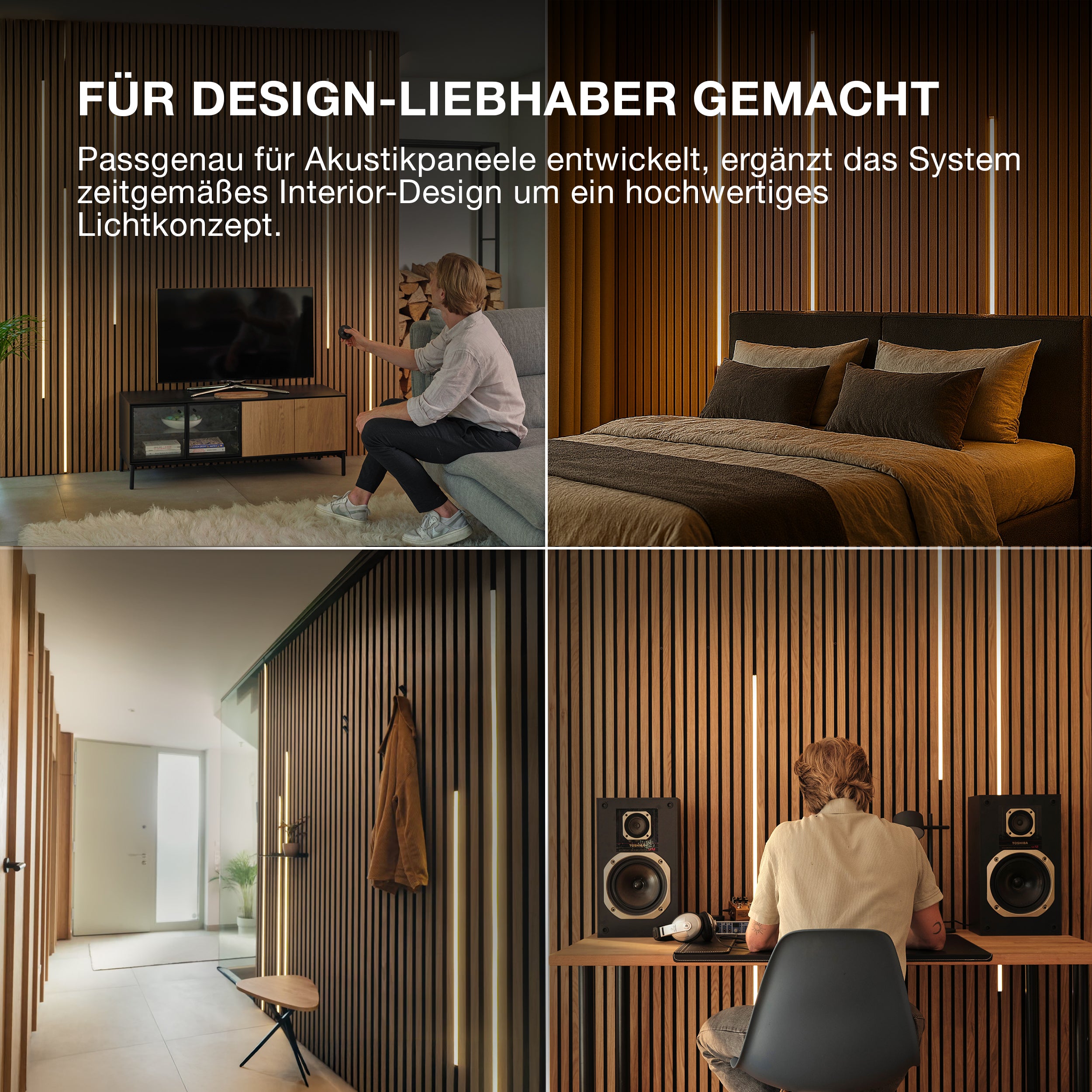 OSRAM Flex Acoustic Schwarz H13 mm 830 Erweiterungsset