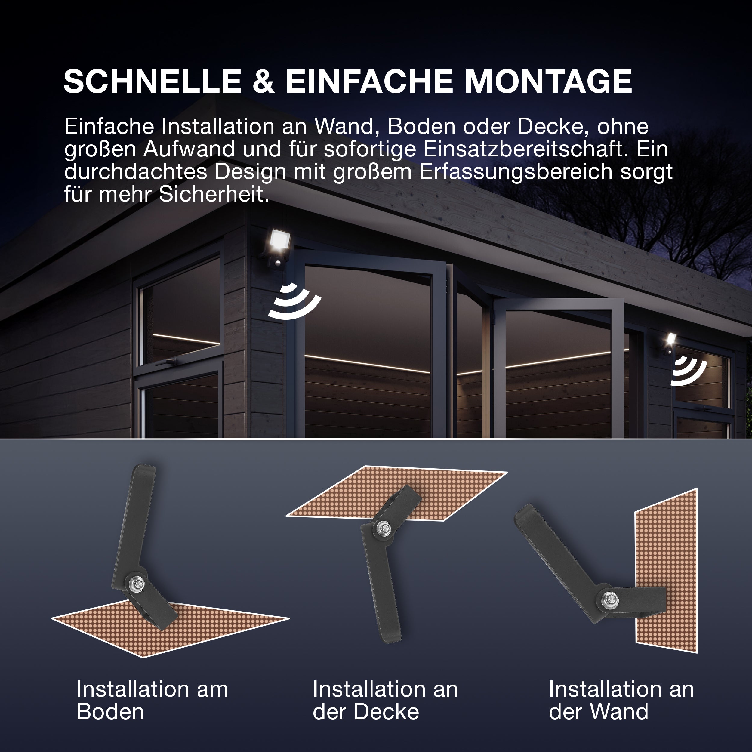 OSRAM ENDURA® FLOOD Sensor Warm White 30 W 3000 K DG
