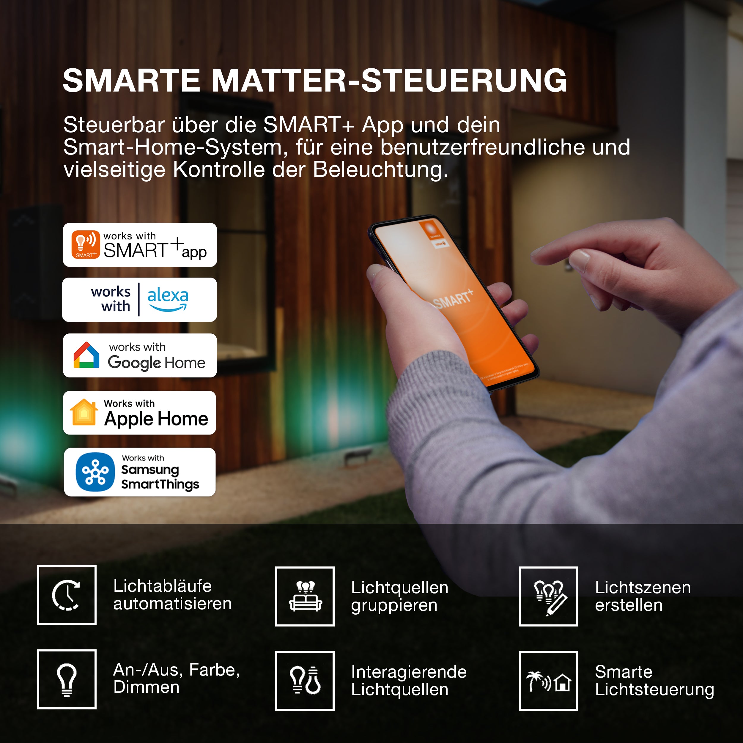 OSRAM SMART+ MATTER Floodlight 50W Multicolor