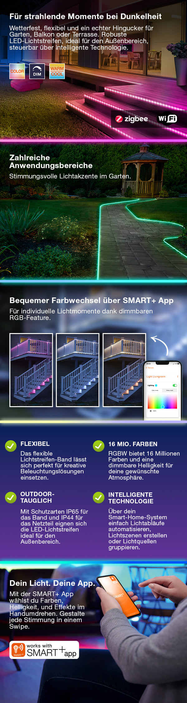 LEDVANCE SMART ZigBee OUTDOOR FLEX RGBW : Buy Online at Best Price in KSA - Souq is now LEDVANCE SMART ZigBee OUTDOOR FLEX RGBW : Buy Online at Best Price in KSA - Souq is now