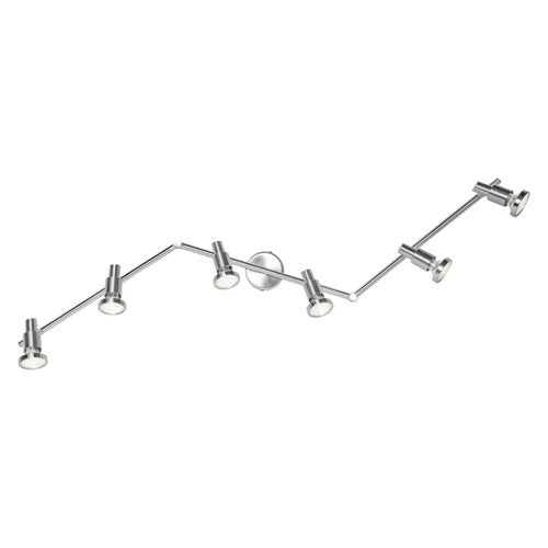 LEDLUX 6er-Set GU10 Einbaustrahler Mit Federschellen – Schwenkbar & Verchromt Für Deckenmontage