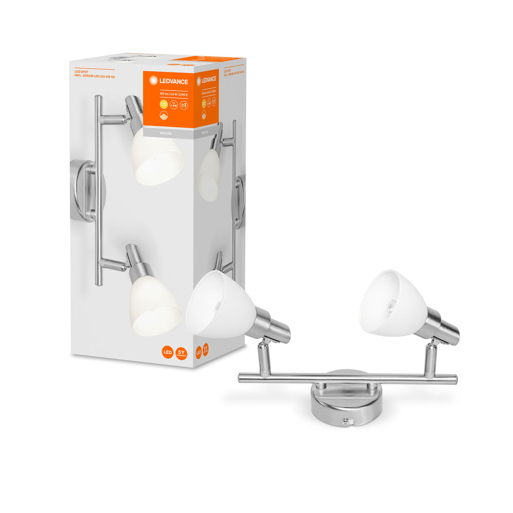 LEDVANCE LED SPOT G9 G9 2 x 1.9W , 400 lm, 2700 K, Warmweiß-LEDVANCE Shop