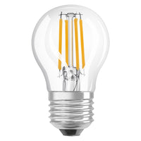 LEDVANCE SMART+ WiFi Filament Mini Bulb Dimmable , LED-Lampe, Bleifreies Glas, Klar, 4 W, (ex 40 W), 470 lm, Warmweiß, 2700 K, Wifi, Smartspeaker-Kompatibel, Dimmbar