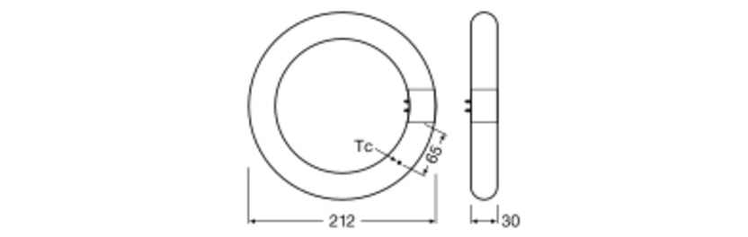 Osram Led Tube T9c Em 22 11w 1320lm 4000k