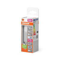 OSRAM LED SUPERSTAR PCR CLASSIC STICK DIM LAMP , LED-Lampe, Matt, 11 W, (ex 75 W), 1050 lm, Kaltweiß, 4000 K, Dimmbar, CRI 90
