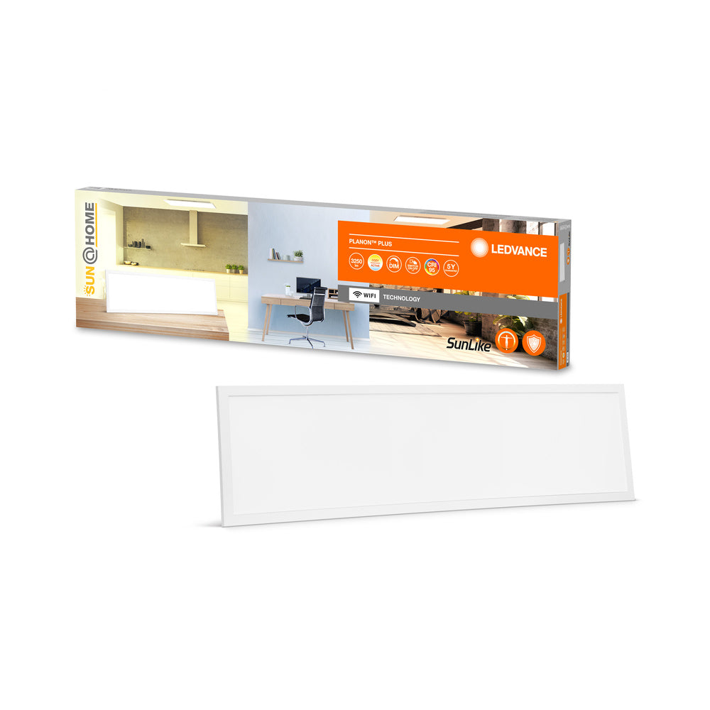 LEDVANCE Wifi SUN@HOME PANEL Deckenleuchte 1200x300mm, 2300 lm, 2200…5000 K, Tunable White