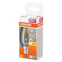 OSRAM LED Lampe LED Retrofit CLASSIC B 4W 827 Clear B15d, 470 lm, 2700 K, Warmweiß-LEDVANCE Shop