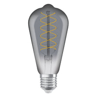 OSRAM VINTAGE 1906® LED Lampe LED CLASSIC SLIM FILAMENT EDISON DIMMABLE 7.8W 818 Smoke E27, 360 lm, 1800 K, Comfort warm white, 2er Pack-LEDVANCE Shop