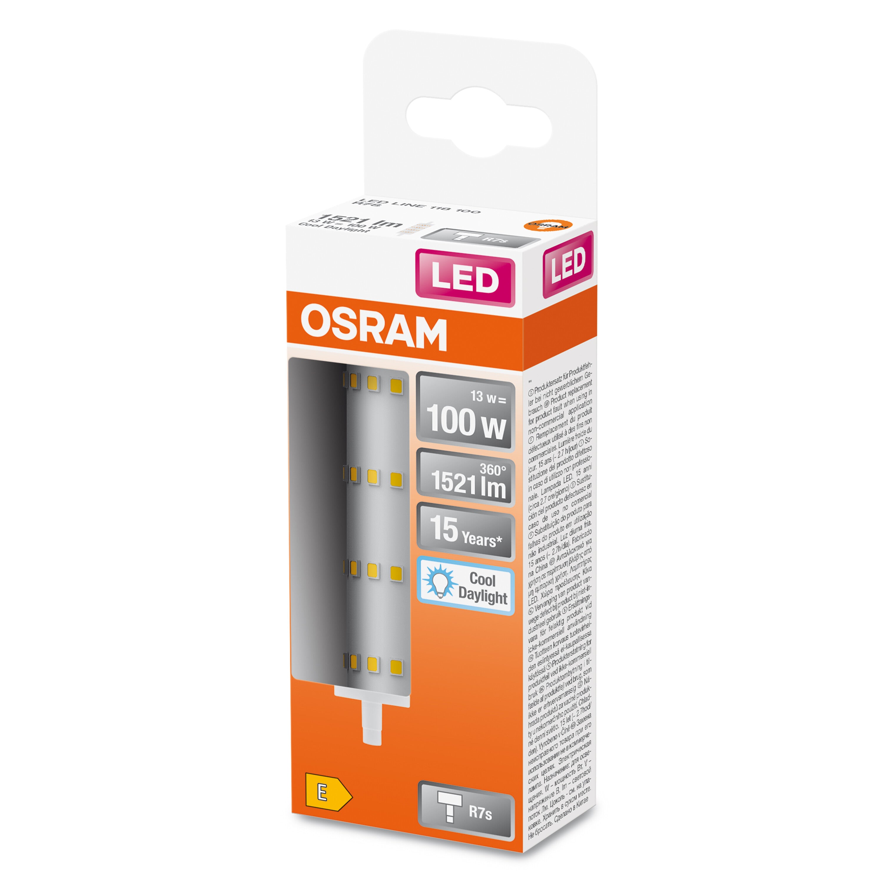 6 Stück R7S LED Lampen 78 Mm – 10W, Dimmbar, Warmweiß 3000K, Ersetzt 100W Halogen