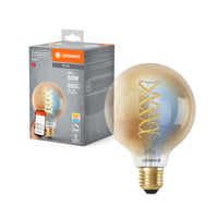 LEDVANCE SMART+ Wifi Filament Globe95 LED Lampe E27 8W 600 lm, 2200…5000 K, Tunable White-LEDVANCE Shop