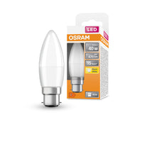 OSRAM LED Lampe LED STAR CLASSIC B 4.9W 827 Frosted B22d, 470 lm, 2700 K, Warmweiß-LEDVANCE Shop