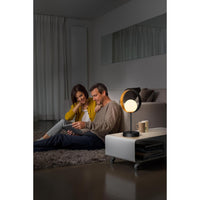 OSRAM DECOR Memphis Tischleuchte, schwarz/gold, G9-Sockel