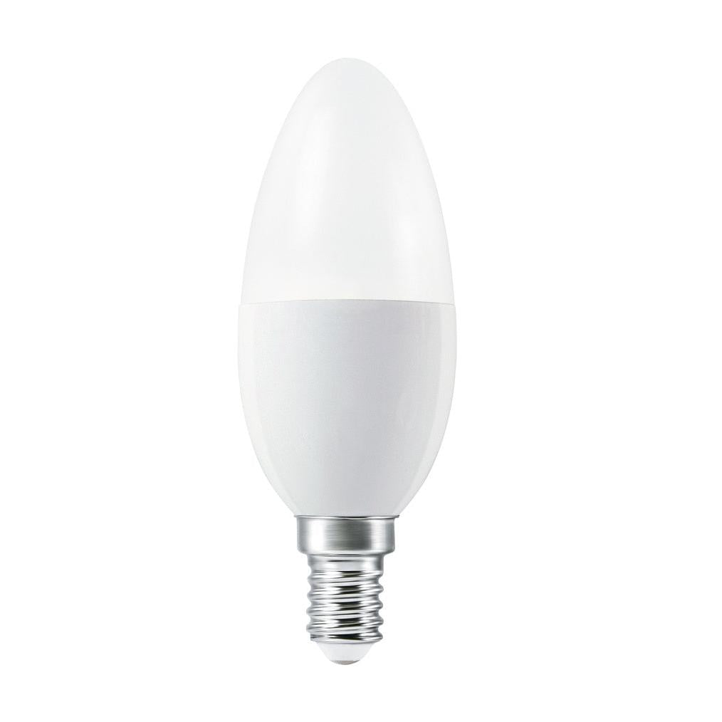 OSRAM LED Lampe LED Retrofit RGBW lamps with remote control 4.9W 827 Frosted E14, 470 lm, 2700 K, Warmweiß-LEDVANCE Shop