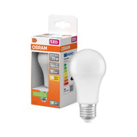 OSRAM LED LAMP WITH CLASSIC A in A-Form, LED-Lampe, Matt, 10 W, (ex 75 W), 1055 lm, Warmweiß, 2700 K, 15000 h, CRI 80