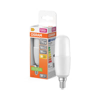 OSRAM LED PCR CLASSIC STICK LAMP in Stick-Form, LED-Lampe, Matt, 9,5 W, (ex 75 W), 1055 lm, Warmweiß, 2700 K, 15000 h, CRI 80