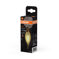 OSRAM VINTAGE 1906® LED Lampe LED CLASSIC B 2.5W 824 Gold E14 BA-Form, 220 lm, 2400 K, Warm Comfort Light