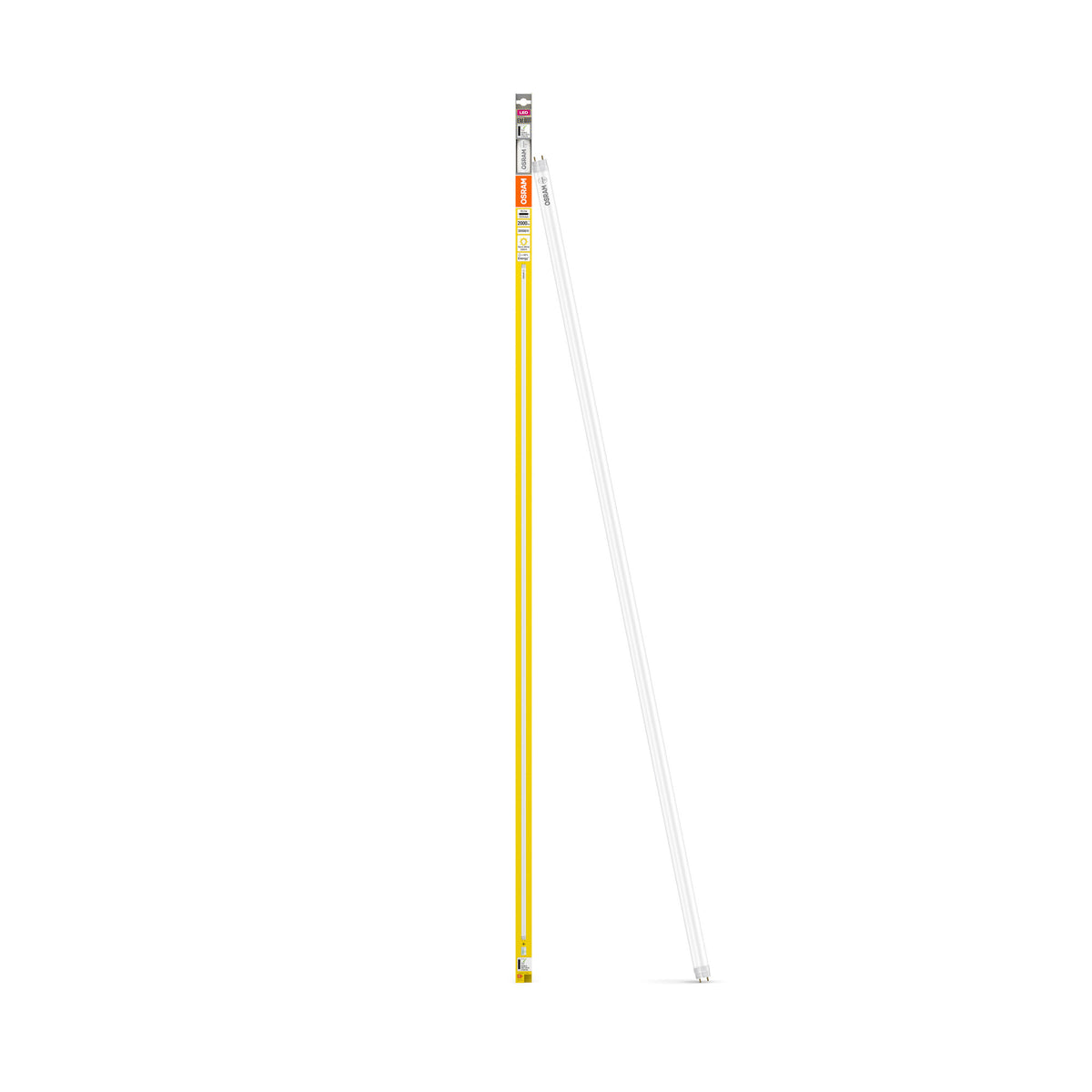 OSRAM LED TUBE T8 EM PLASTIC in Röhre, zweiseitig gesockelt-Form, LED-Röhre, Matt, 18,3 W, (ex 58 W), 2000 lm, Warmweiß, 3000 K, 30000 h, CRI 80