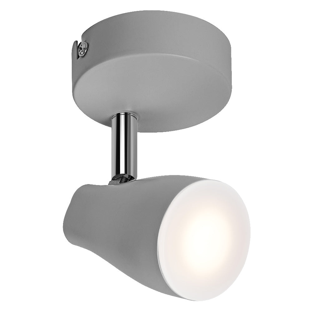 OSRAM LED SPOT PEAR Deckenanbau-Spot, gr, 4,3W, 840lm