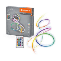 LEDVANCE NEON FLEX 2M LED-Streifen, weiß, 4,7W, 45lm, RGB-Farbsteuerung, homogene Lichtverteilung, USB-Anschluss, lange Lebensdauer, einfache Montage, für Innenanwendung, Schutzklasse IP20