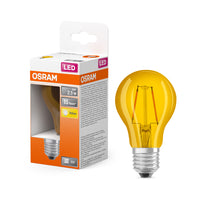 OSRAM LED Lampe LED STAR DÉCOR CLASSIC A 2.5W 622 Yellow E27, 235 lm, 2200 K, Gelb-LEDVANCE Shop