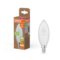 OSRAM LED PCR LAMPS WITH CLASSIC B , LED-Lampe, Matt, 7,5 W, (ex 60 W), 806 lm, Warmweiß, 2700 K, 15000 h, CRI ≥80