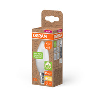 OSRAM LED Star Classic B 40 Lampe Recycled Plastic 4.9W Warmweiß Frosted E14