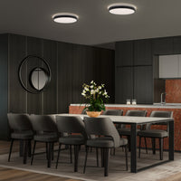 OSRAM ORBIS LONDON Deckenleuchte, schwarz, 24W, 2700lm