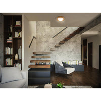 OSRAM ORBIS MADRID Deckenleuchte 290mm, holzfarben, E27