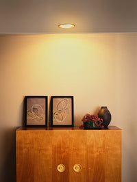 LEDVANCE DECOR FIL DL RIPPLE Downlight, Ø 166mm, silber, 9W, 850lm-Einbaustrahler & Spots-LEDVANCE Shop