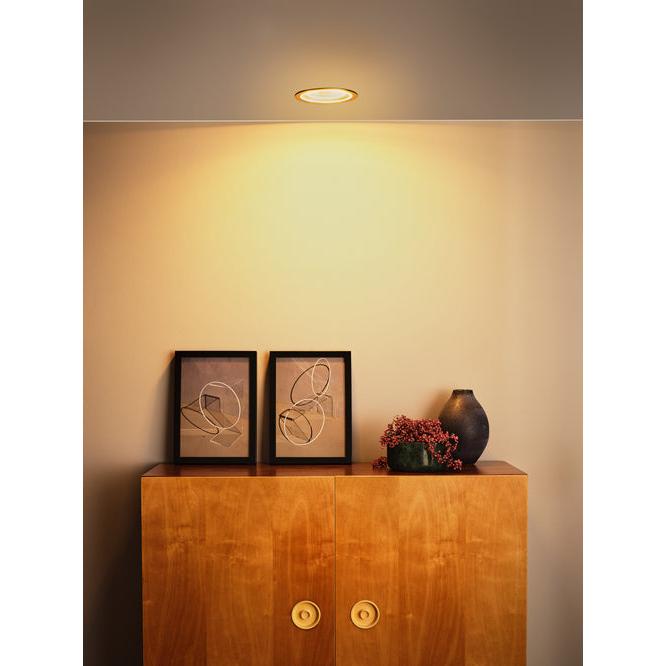 LEDVANCE DECOR FIL DL RIPPLE Downlight, Ø 166mm, silber, 9W, 850lm-Einbaustrahler & Spots-LEDVANCE Shop