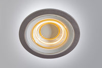 LEDVANCE DECOR FIL DL RIPPLE Downlight, Ø 166mm, silber, 9W, 850lm-Einbaustrahler & Spots-LEDVANCE Shop
