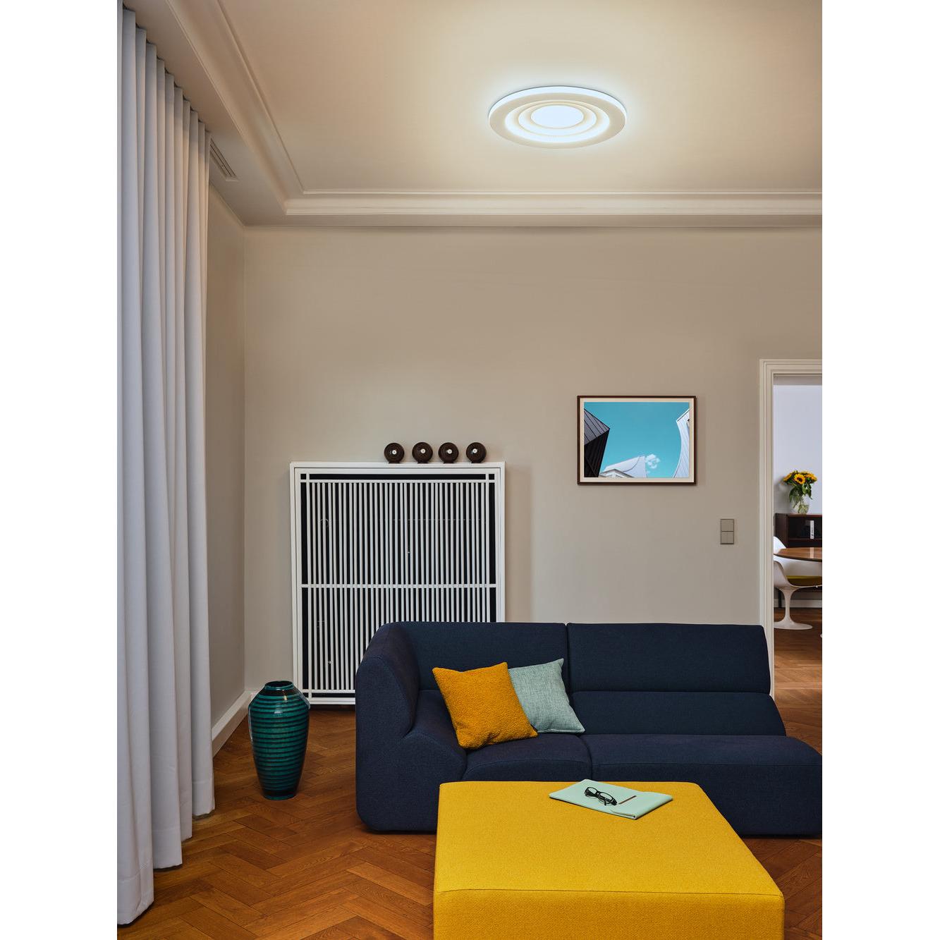 Osram LED-plafondlamp ORBIS SPIRAL OVAL, wit / opaal Osram LED-plafondlamp ORBIS SPIRAL OVAL, wit / opaal