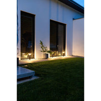 OSRAM ENDURA® Style Circle Double Solar Sockel LED Wegeleuchte mit Sensor 6W / 3000K Schwarz