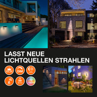 OSRAM ENDURA STYLE BRICKLUME Solar Wandleuchte, 3W, grau