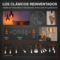 OSRAM Vintage 1906® Pendelleuchte BOBBIN E27, schwarz