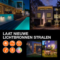 OSRAM ENDURA STYLE SOLAR DOUBLE Strahler mit Sensor 2,90W / 3000K Warmweiß