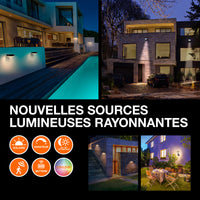 OSRAM ENDURA Style Kleine Solar-Wandleuchte, Sensor,3000K