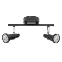 LEDVANCE LED SPOT GU10 Deckenleuchte 2 x 3,4W, 460lm, schwarz