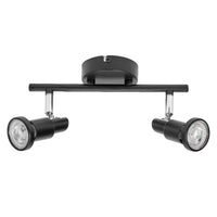 OSRAM LED SPOT GU10 Deckenleuchte 2 x 3,4W, 460lm, schwarz