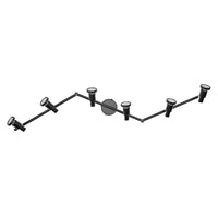 OSRAM LED SPOT GU10 Deckenleuchte 6 x 3,4W, 1380lm, schwarz