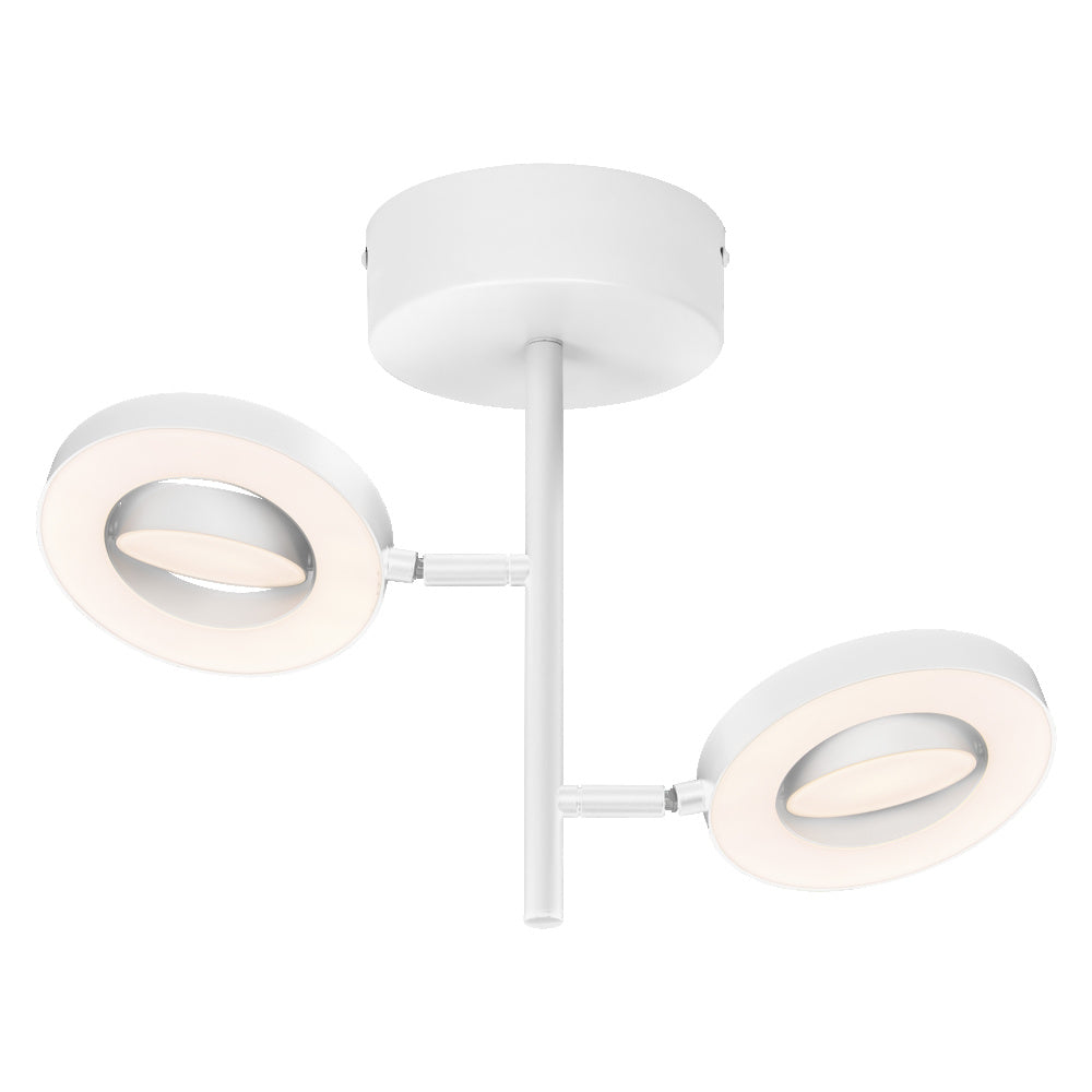 LEDVANCE DECOR SPOT SATURN, 21W, 635lm, weiß, Spotleuchte, verstellbare Köpfe, vielseitig anwendbar, Innenraumspot, 3-stufige Farbtemperaturregulierung, hochwertiges Gehäuse