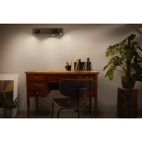 OSRAM DECOR SPOT MERCURY Deckenleuchte, 3 x 3,4W, Holzoptik schwarz
